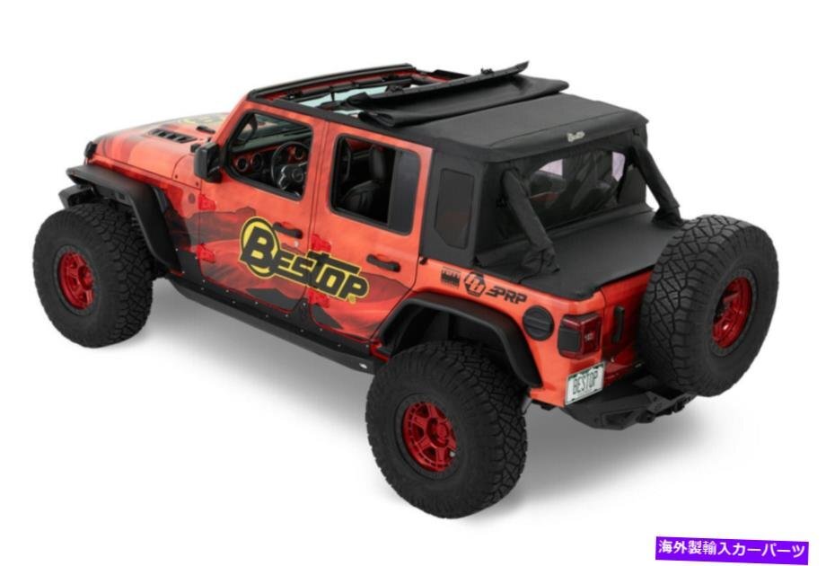 Bestop 80100-35 Half Top Soft Top Conversion Kit Jeep Wrangler JL 2018-2022 [w1137448683]