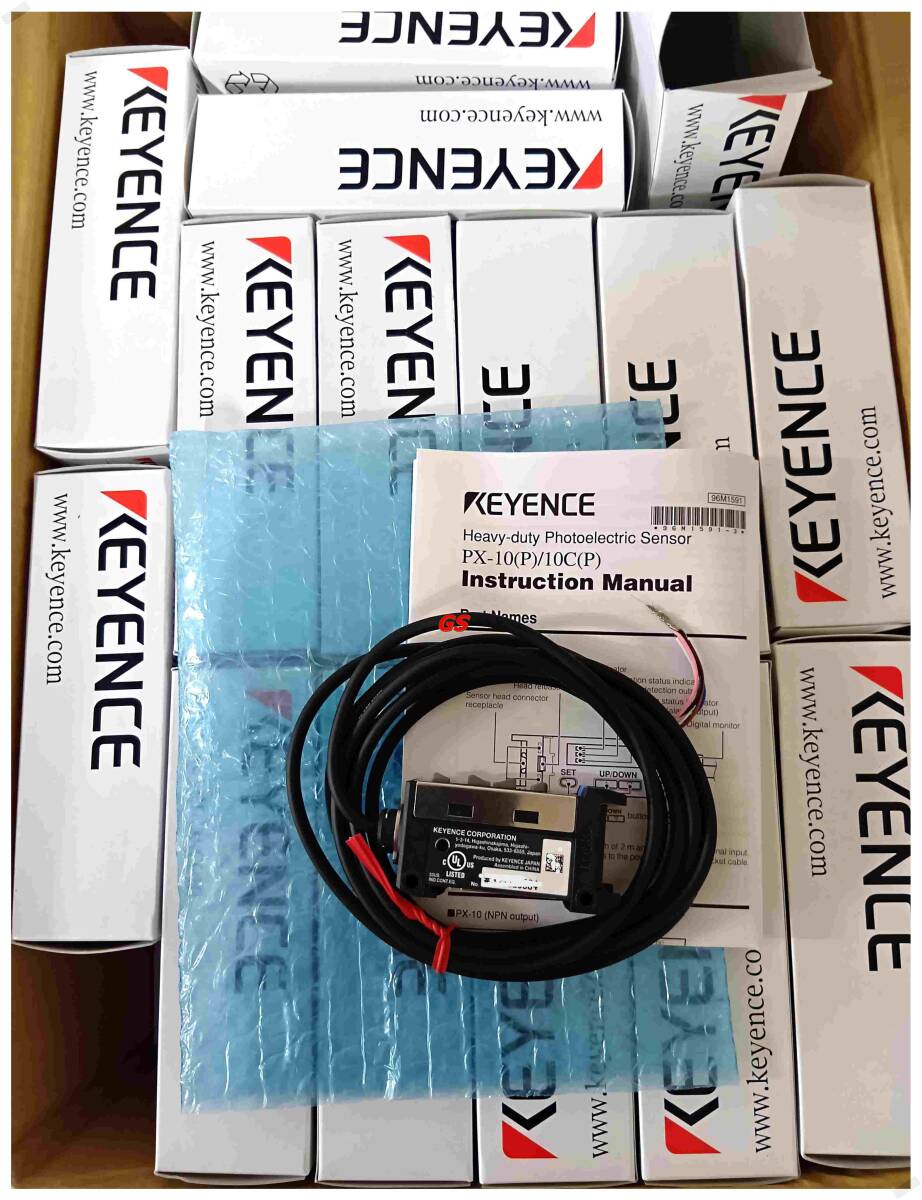 KEYENCE PX-10 Digital Photoelectric Sensor 10 Pieces Unused [d1201992240]