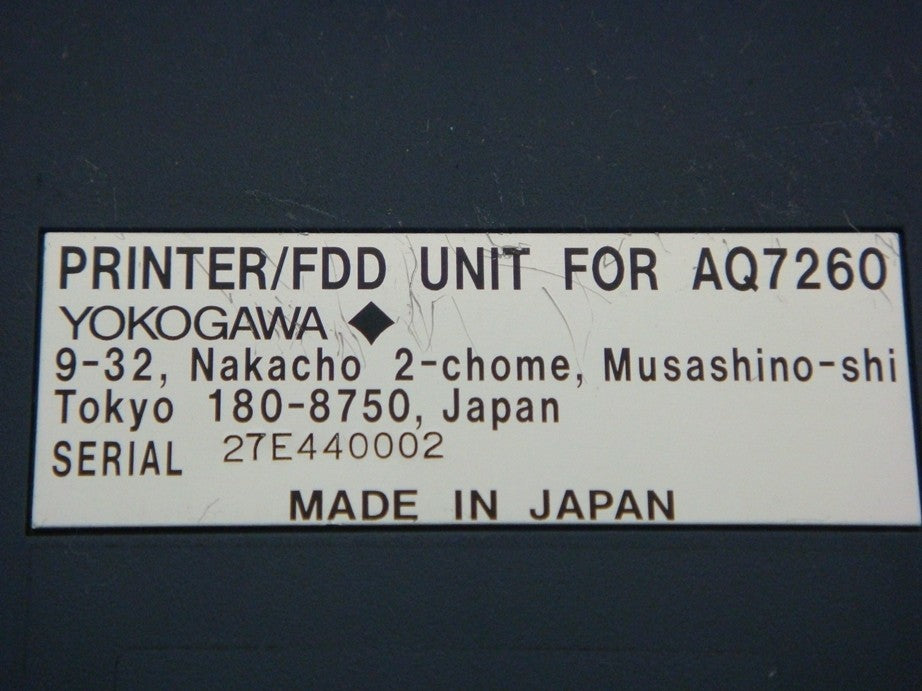 Yokogawa AQ7260 OTDR 1310/1550nm [u1048616329]