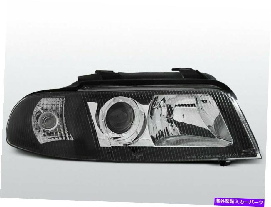 US LPAU01WP Headlight Set for Audi A4 B5 FL 1999-2000 Black [x1177637951]