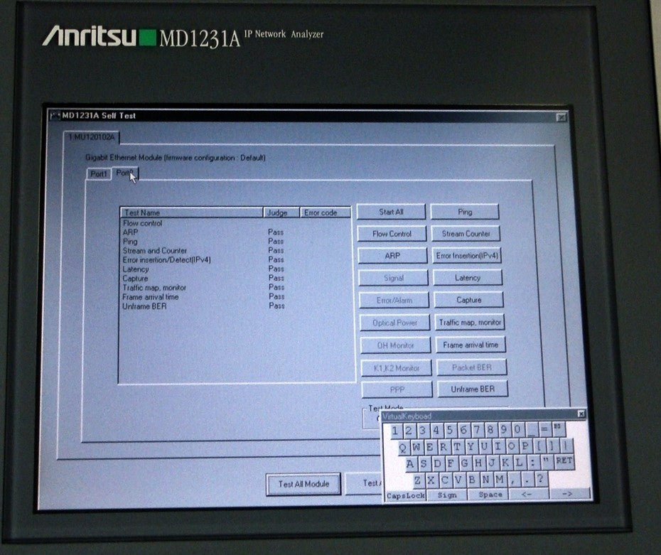 Anritsu MD1231A IP Network Analyzer [w1049654240]