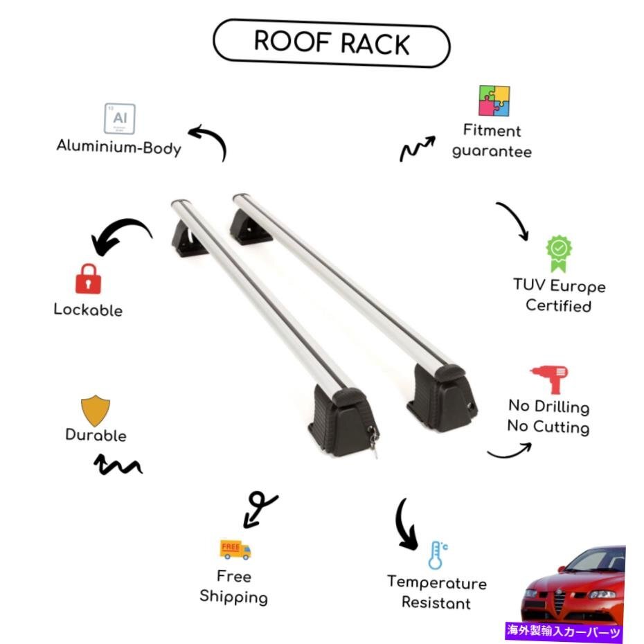 Alfa Romeo 147 Roof Rack Cross Bars Set 2001-2003 [w1134733529]