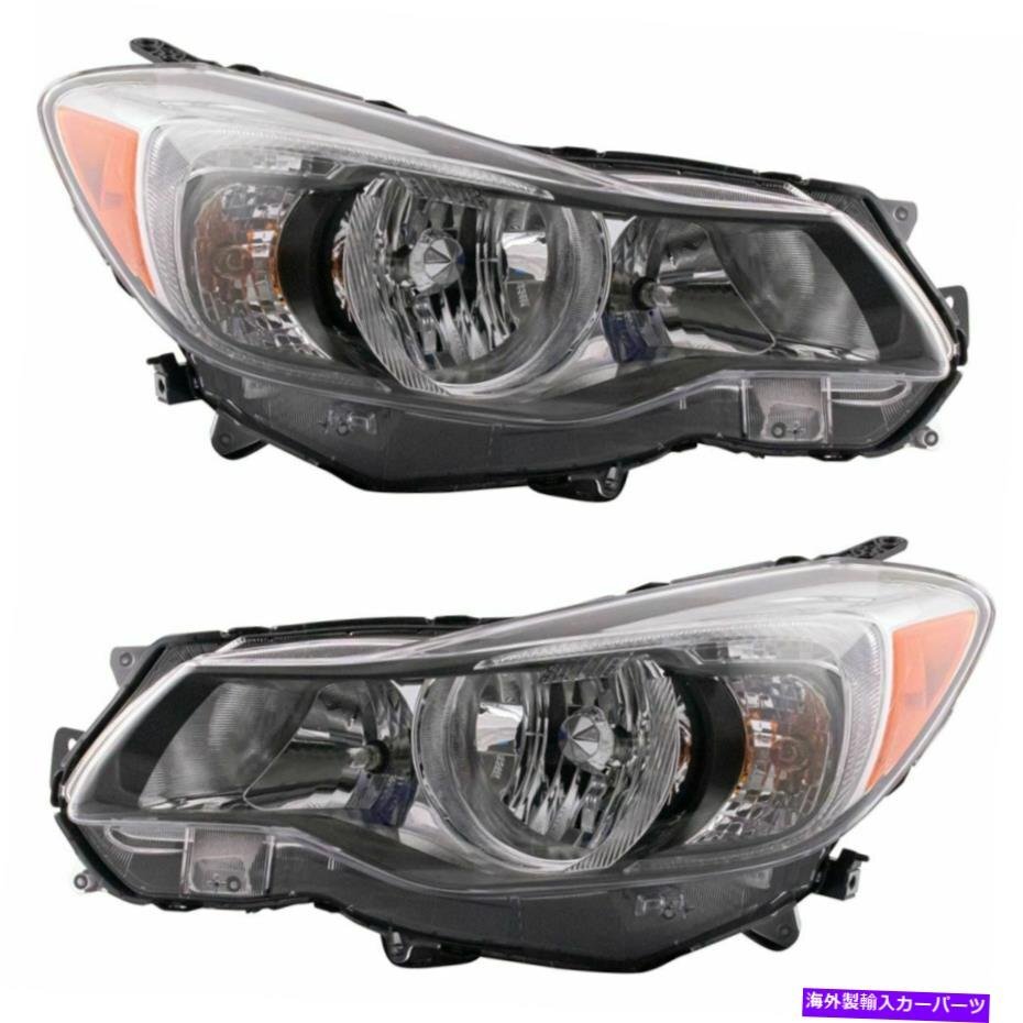 US Halogen Headlight Lamp Assembly LH RH Side for Subaru Crosstrek Impreza [n1177630622]