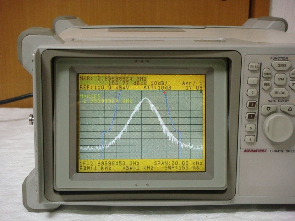 Advantest U3641N Portable Spectrum Analyzer 3GHz 75 Ohm [t715567927]