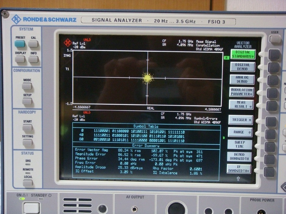Rohde & Schwarz FSIQ3 Spectrum Analyzer 20Hz-3.5GHz with Tracking Generator [1100409157]