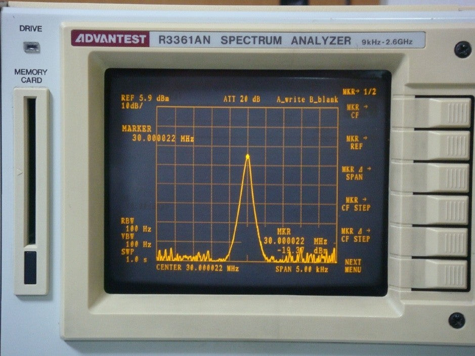 Advantest R3361AN Spectrum Analyzer 9kHz-2.6GHz 75 Ohm [t1103761538]