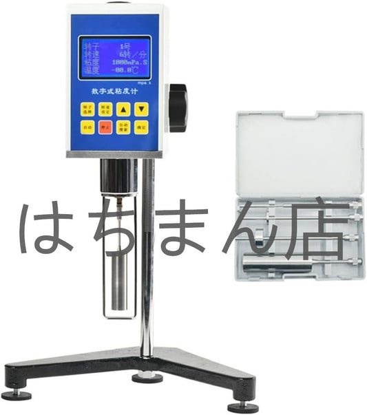 Digital Rotation Viscometer 8S Rotation Viscometer Tester Fluid Meter ±3% with Data Output and Probe [g1163510226]