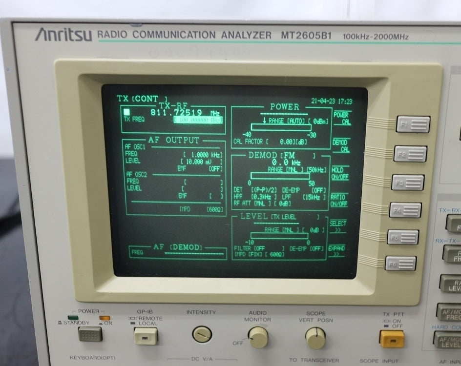 Anritsu MT2605B1 Radio Communication Analyzer [t1056075327]