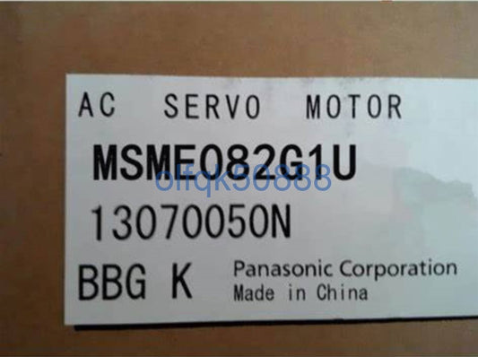 Panasonic MSME082G1U Servo Motor [f1100857133]