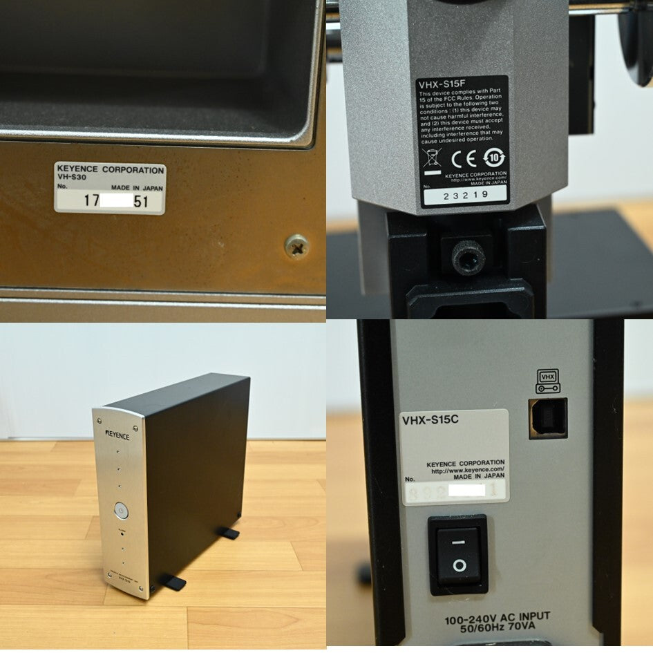 Keyence VH-S30 VHX-S15F VHX-S15C Management Number: 58Y2-23 [d1205870315]