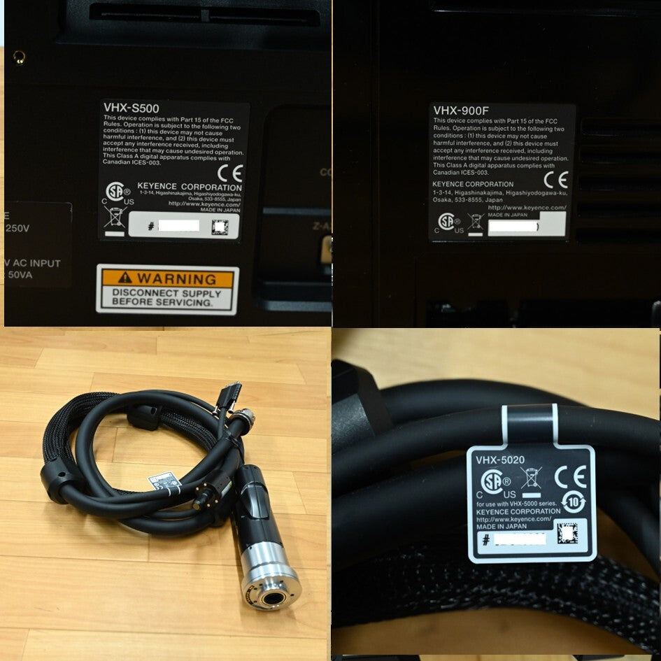 Keyence VHX-900F VHX-5020 VHX-S500 Digital Microscope Set [l1240947943]