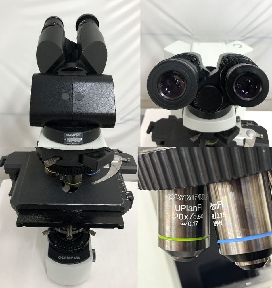 Olympus BX41TF Biological Microscope with Plan 100x UPlanFl 10x 20x Objective Lenses [p1236140768]