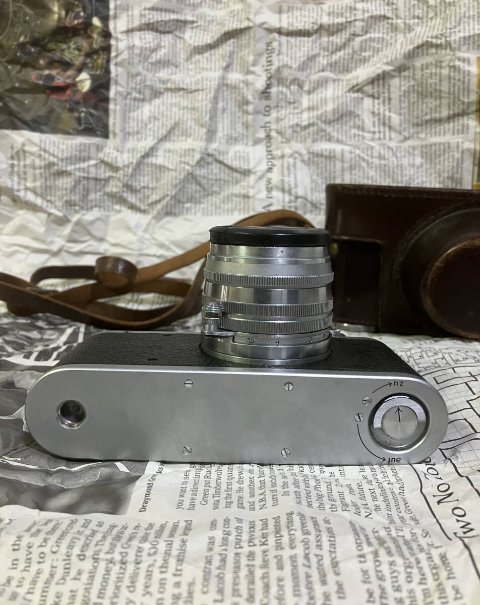 Leica Barnack DII IID Silver 35mm Rangefinder Camera with Canon Lens and Case [p1160580482]