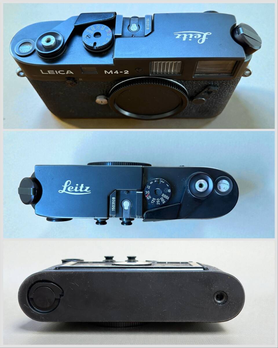 LEICA M4-2 Rangefinder Camera (Black) 1978 with Box [p1213453238]