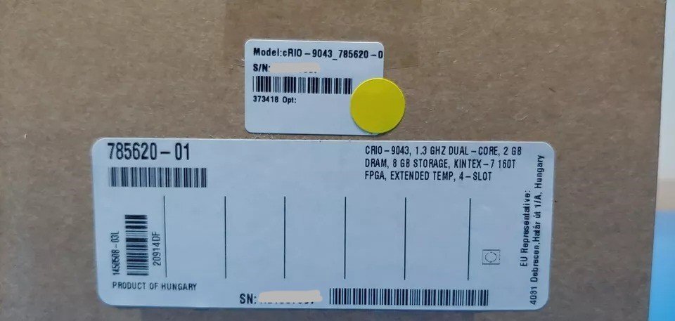 National Instruments cRIO-9043 Controller 1.3GHz Dual Core 2GB DRAM 4-Slot [u1163141098]