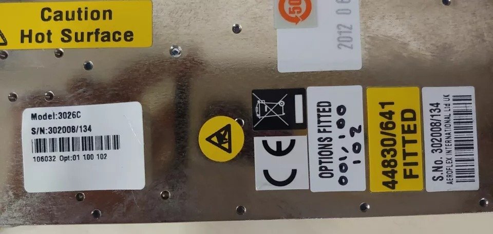 Aeroflex 3026C PXI RF Signal Generator 1MHz-6GHz [p1163877759]