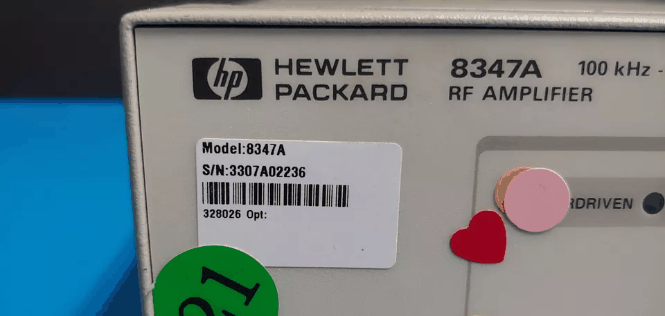 HP 8347A RF Amplifier 100kHz-3GHz (as-is) [d1165771884]