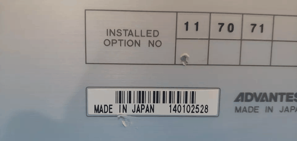 Advantest R3765CG Network Analyzer 300kHz-3.8GHz [c1167379673]