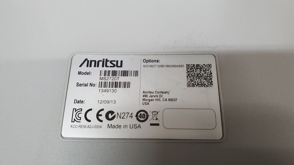 Anritsu MS2720T Spectrum Master 9kHz to 13GHz [h1129388381]
