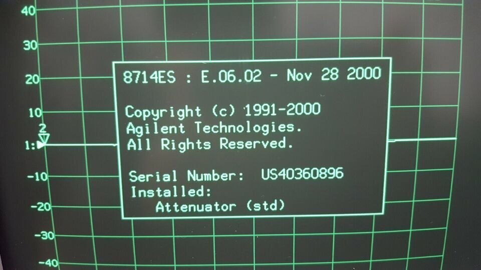 Agilent 8714ES RF Network Analyzer 300kHz-3GHz [1130861634]