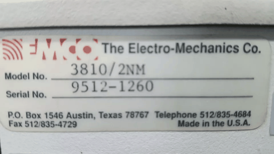 NBC EMCO 3810/2 Line Impedance Stabilization Network LISN [x1165614028]