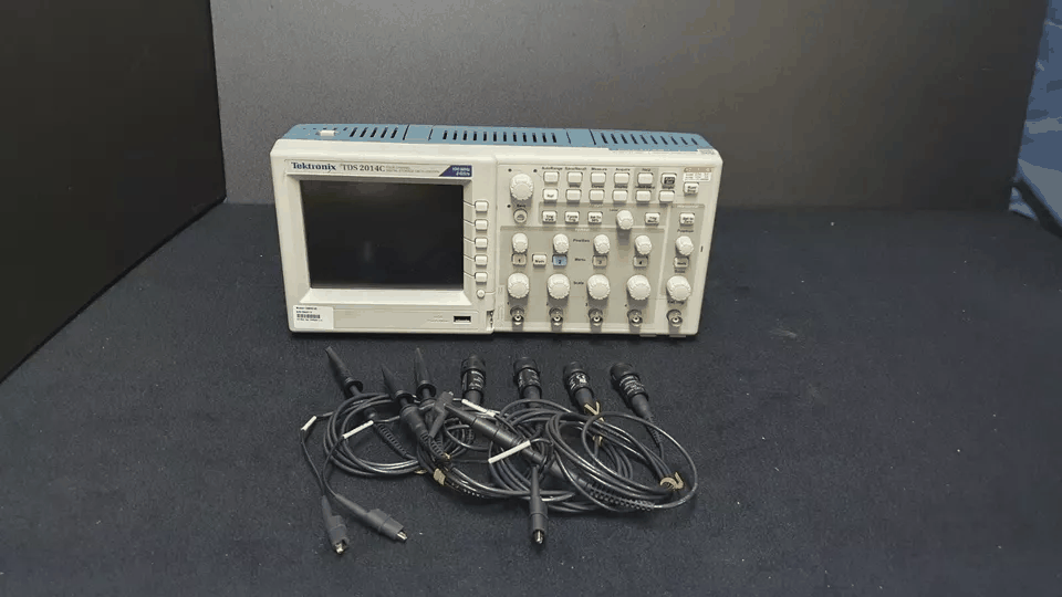 Tektronix TDS2014C Digital Oscilloscope 100MHz 4ch 2GS/s with 4x TPP0201 [h1166717026]