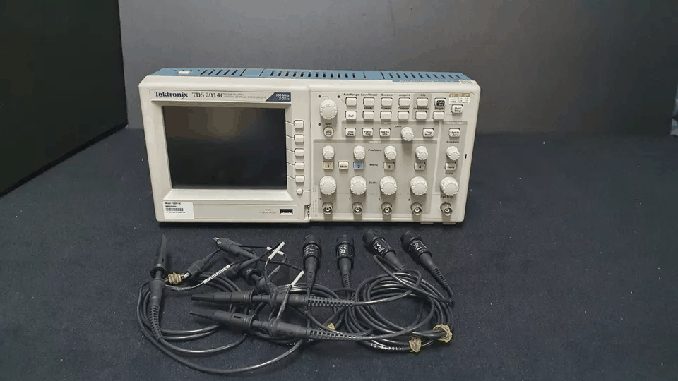 Tektronix TDS2014C Digital Oscilloscope 100MHz 4ch 2GS/s with 4x TPP0201 [f1166701089]