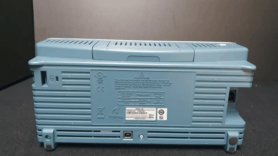 Tektronix TDS2014C Digital Oscilloscope 100MHz 4ch 2GS/s with 4x TPP0201 [f1166701089]