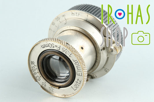 Leica Elmar 50mm F/3.5 Lens for Leica L39 [g1051573625]
