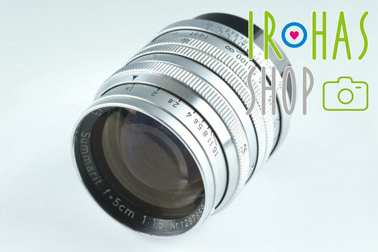 Leica Summarit 50mm F/1.5 Lens for Leica L39 [w1052070602]