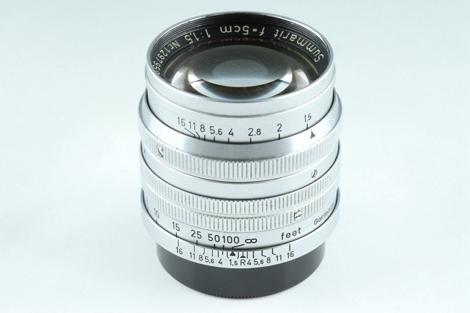 Leica Summarit 50mm F/1.5 Lens for Leica L39 [w1052070602]