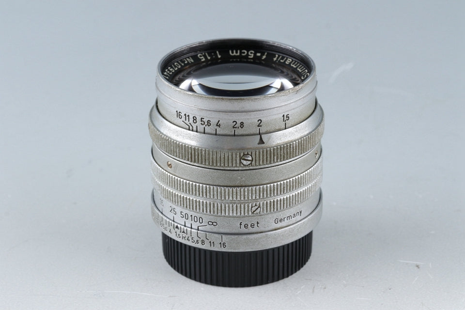 Leica Leitz Summarit 50mm F1.5 Lens for Leica L39 [q1062180040]