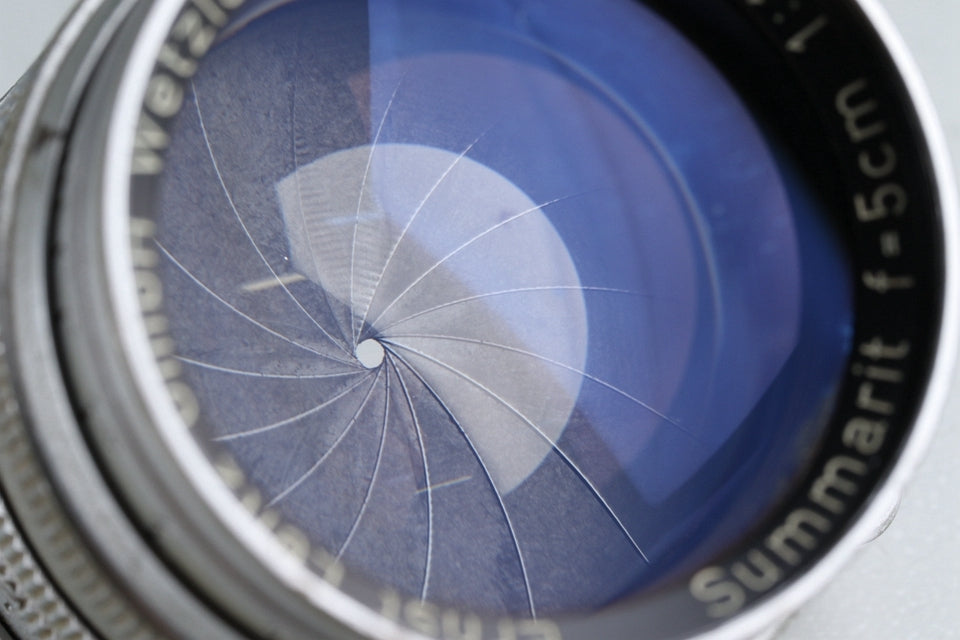 Leica Leitz Summarit 50mm F1.5 Lens for Leica L39 [q1062180040]