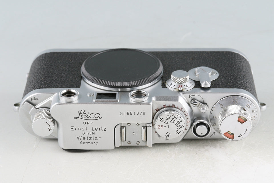 Leica Leitz IIIf Red Dial 35mm Rangefinder Film Camera [n1125083644]