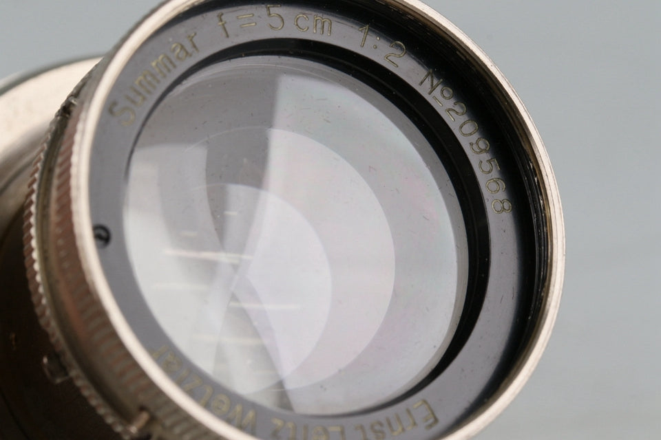 Leica Leitz Summar 50mm F2 Nickel Lens for Leica L39 [x1127886017]