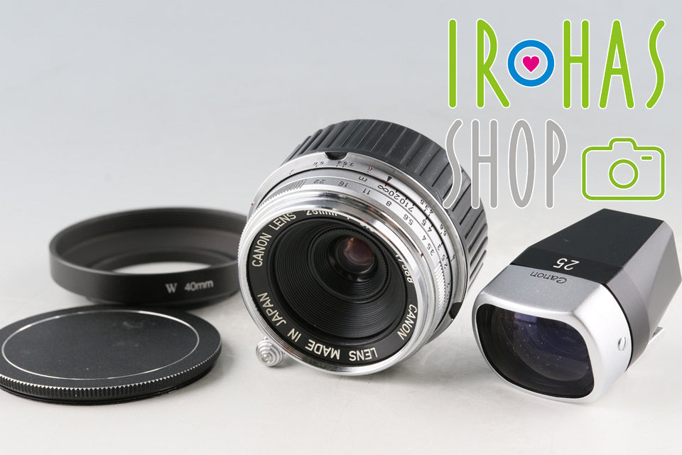 Canon 25mm F3.5 Lens for Leica L39 with View Finder and M Mount Adapter [f1193671071]