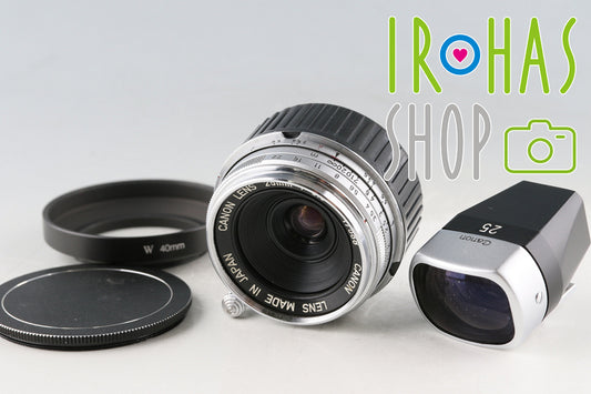 Canon 25mm F3.5 Lens for Leica L39 with View Finder and M Mount Adapter [f1193671071]