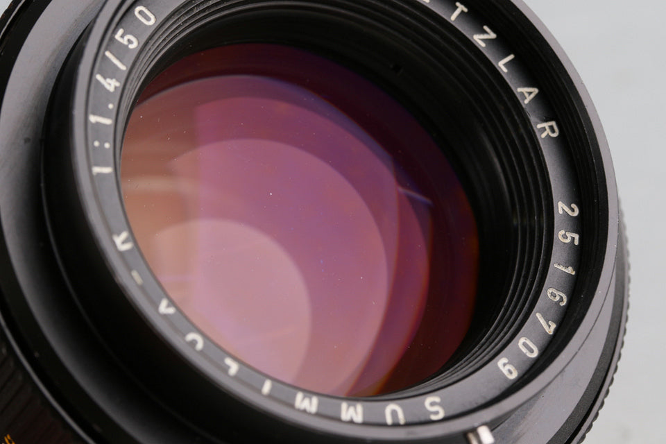 Leica Leitz Summilux-R 50mm F1.4 Lens [m1194416632]