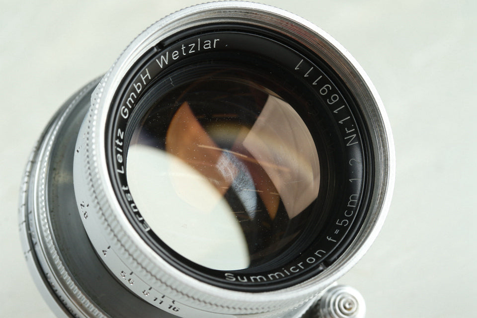 Leica Leitz Summicron 50mm F2 Lens for Leica L39 [b1201112504]