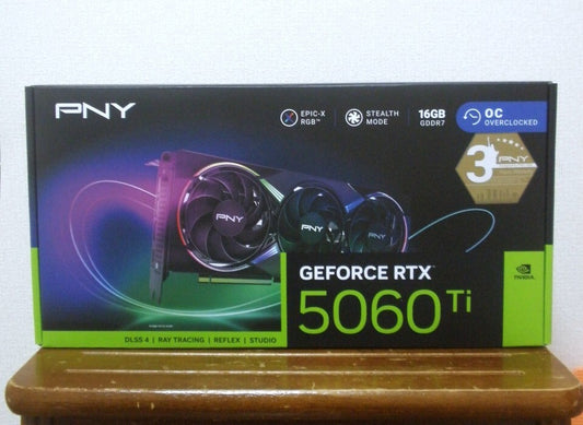 PNY GeForce RTX 5060 Ti 16GB ARGB Overclocked GPU [f1215702662]