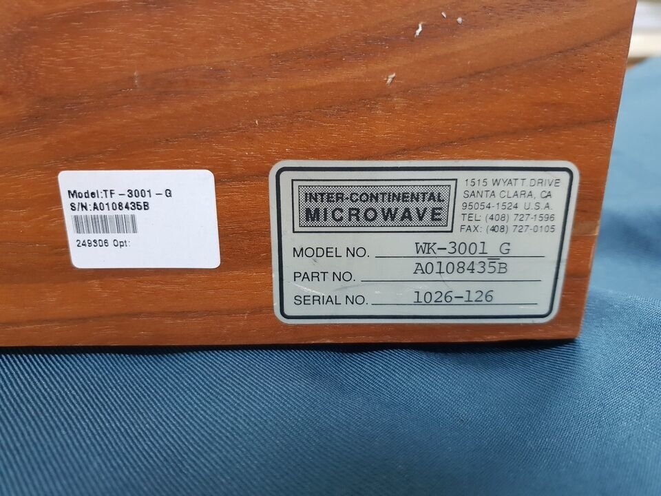 Inter-Continental Microwave WK-3001_G Universal Substrate Test Fixture [r1132195341]