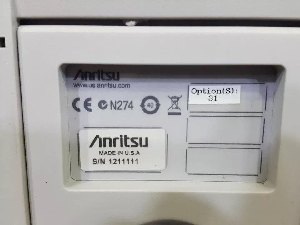 Anritsu S331E Site Master 2MHz to 4GHz with Accessories Opt. 31 [b1159752370]