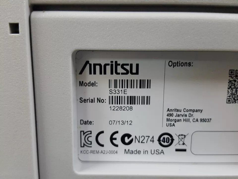 Anritsu S331E Site Master 2MHz-4GHz [m1159739847]