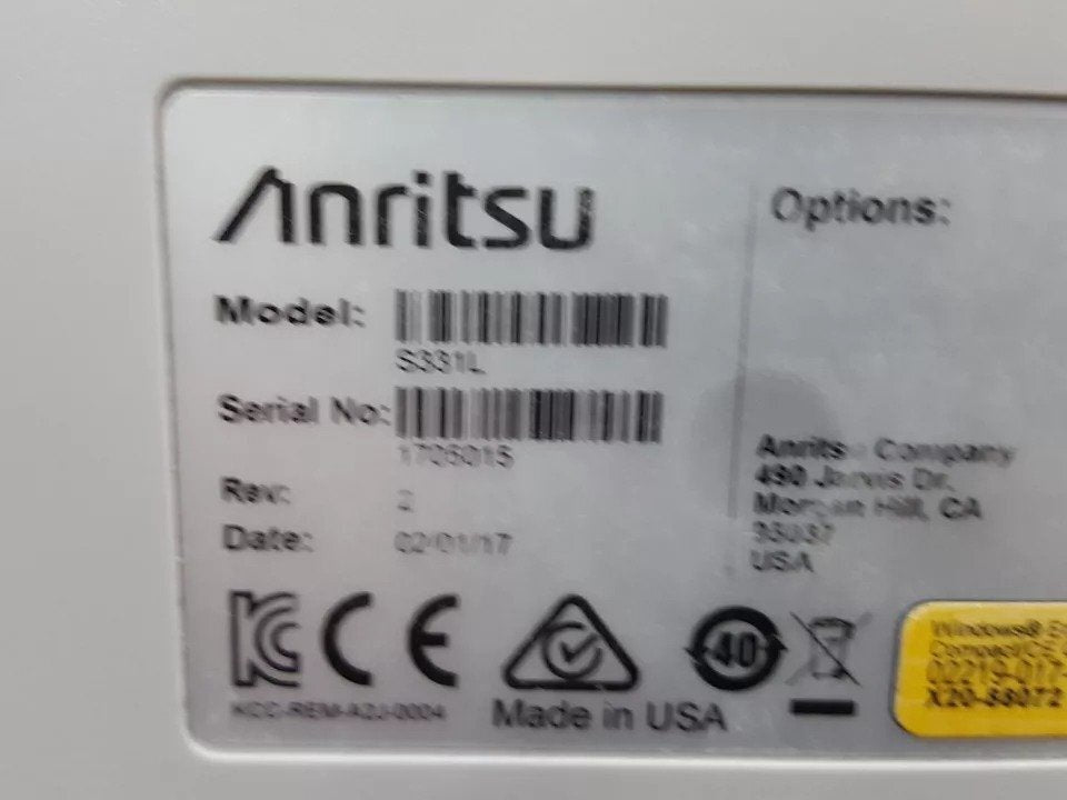 Anritsu S331L Handheld Cable and Antenna Analyzer 4GHz [b1160726040]