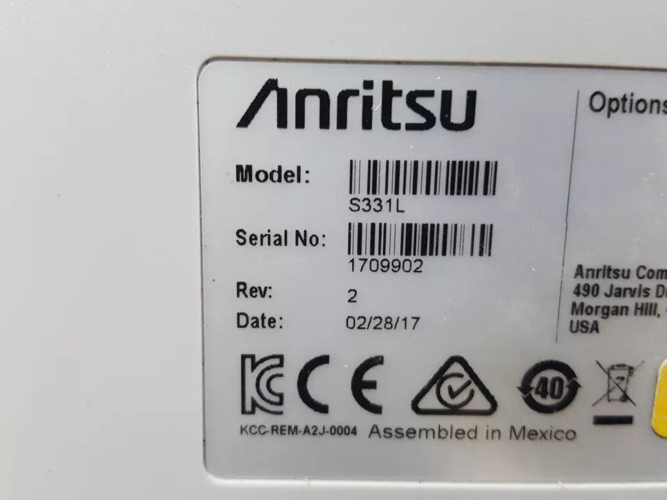 Anritsu S331L Handheld Cable and Antenna Analyzer 4GHz [x1160717108]