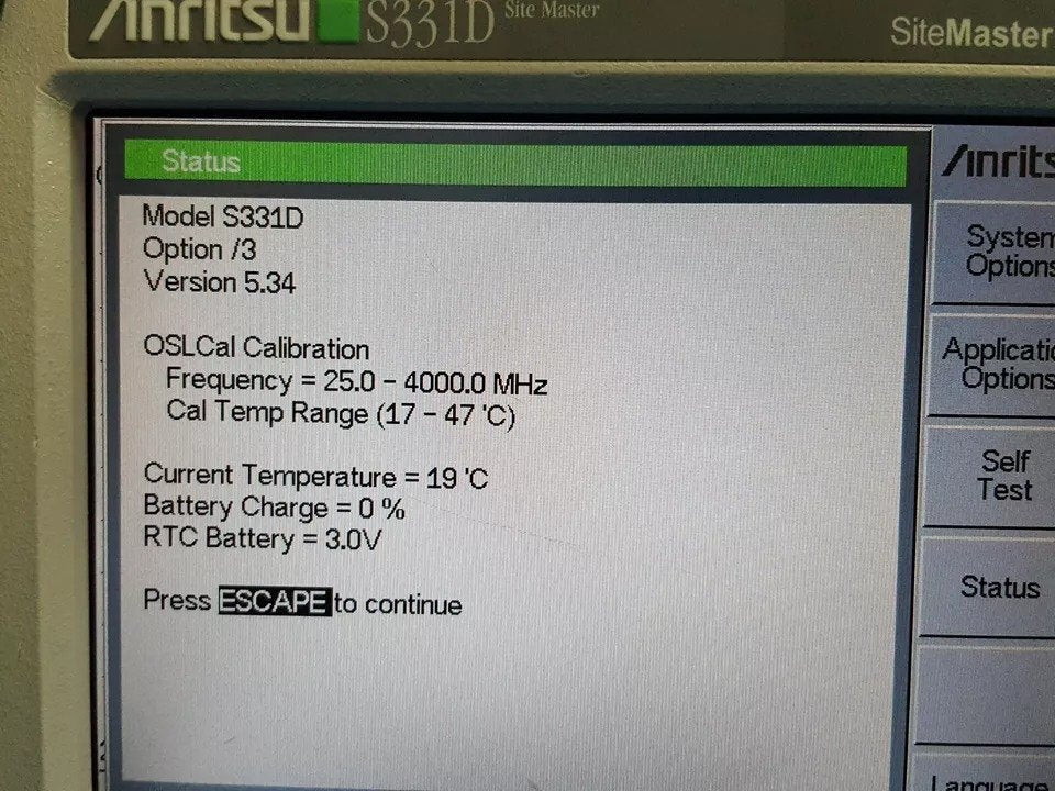 Anritsu S331D Site Master 25MHz-4GHz [t1160719651]