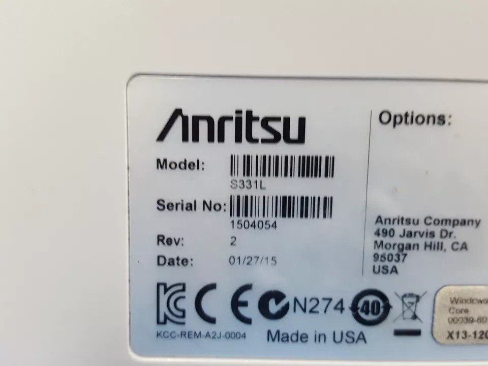 Anritsu S331L Handheld Cable and Antenna Analyzer 4GHz [v1160737854]