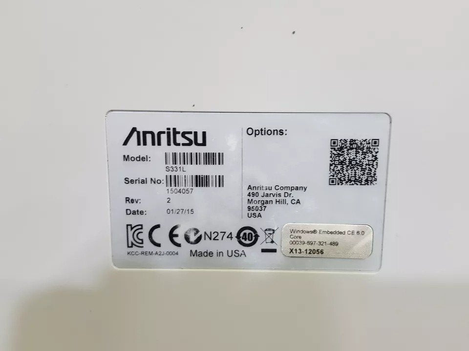 Anritsu S331L Handheld Cable and Antenna Analyzer 4GHz [s1160730561]