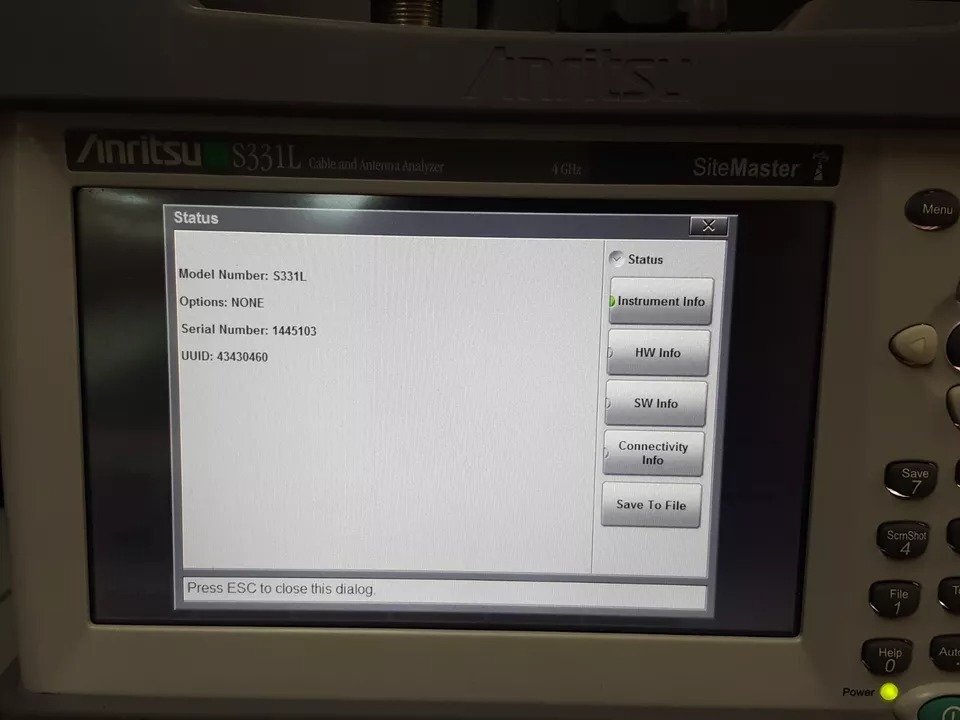 Anritsu S331L Handheld Cable and Antenna Analyzer 4GHz [g1160737979]