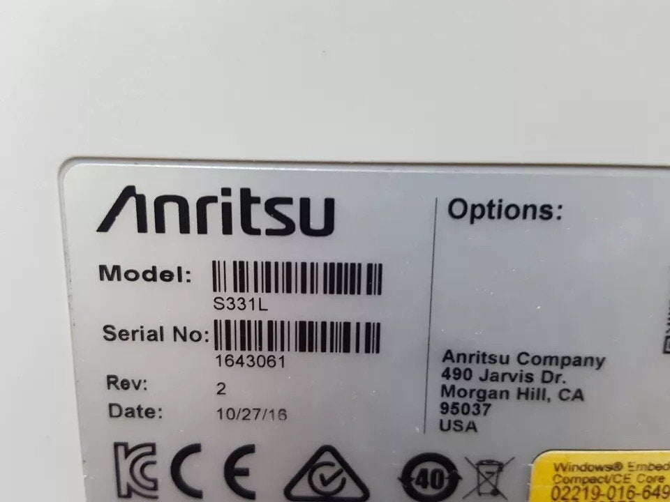 Anritsu S331L Handheld Cable and Antenna Analyzer 4GHz [l1160822865]
